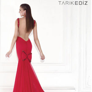 Tarik Ediz 92504 Dress size 2 New Oil Color